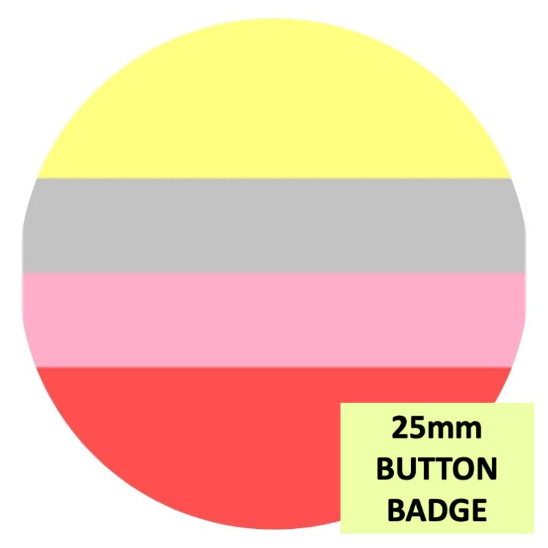 Alterous Attraction Flag Button Badge