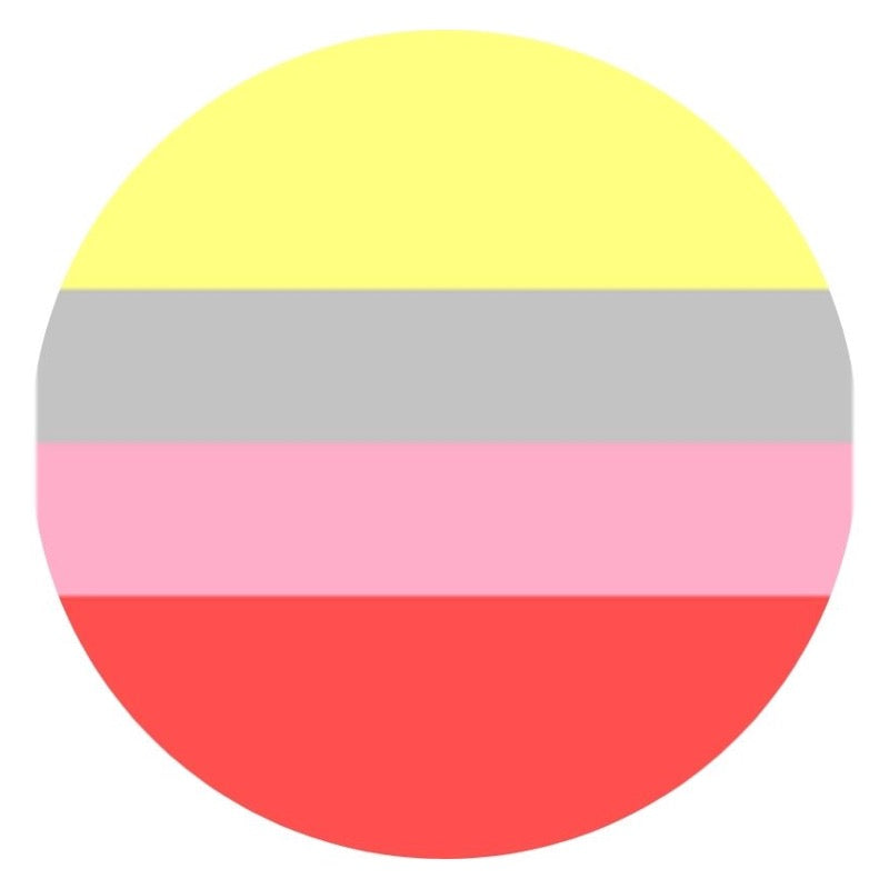 Alterous Attraction Flag Button Badge