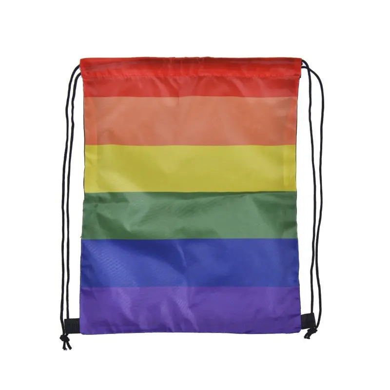 Pride Rainbow Drawstring Bag