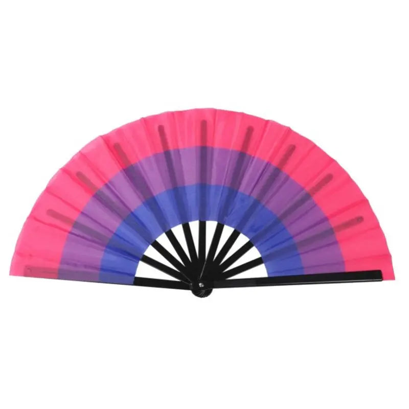 Large Bisexual Pride Cracking Fan