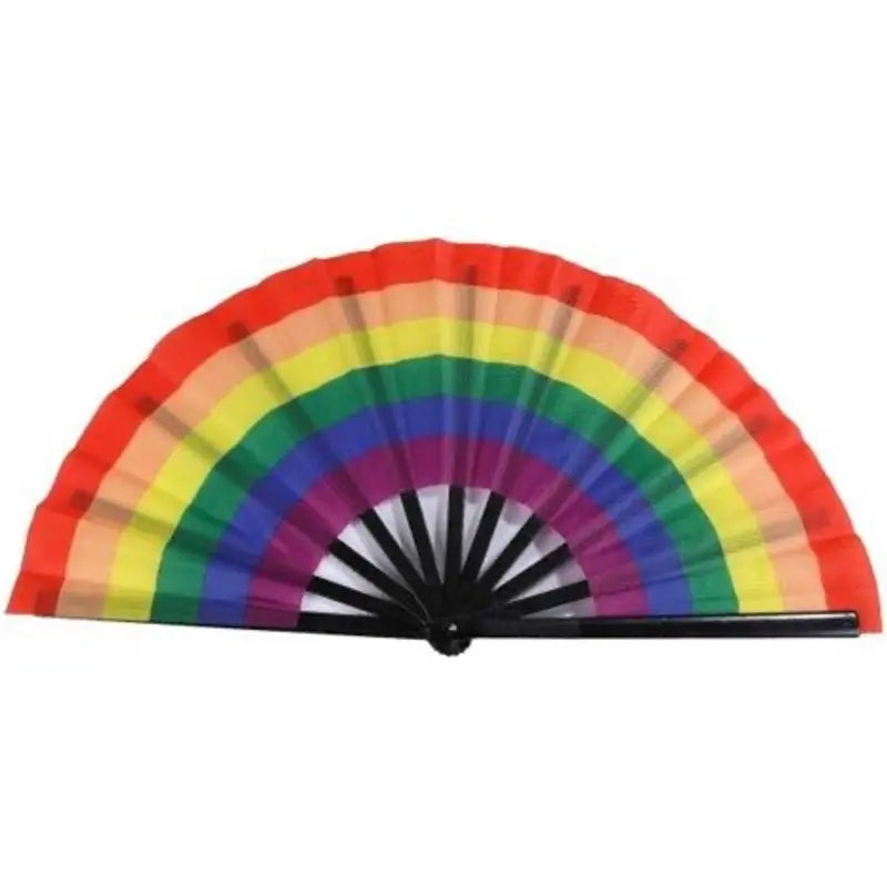 Large Rainbow Pride Cracking Fan