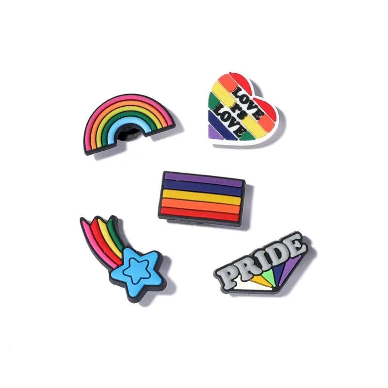 Pride Shoe Charms Set