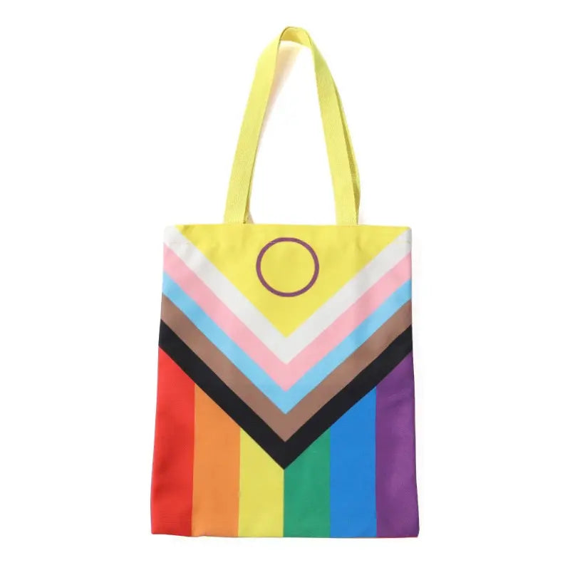 Progress Pride Canvas Tote Bag