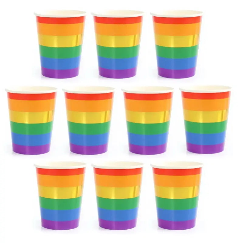 Rainbow Pride Cups (10 Pack)