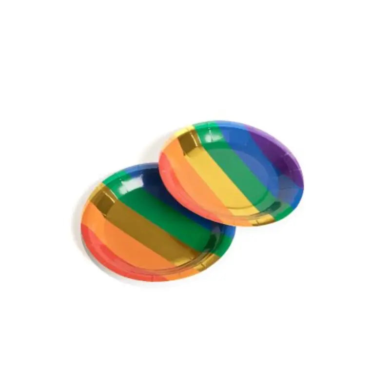 Rainbow Pride Plates - 7 Inches (10 Pack)