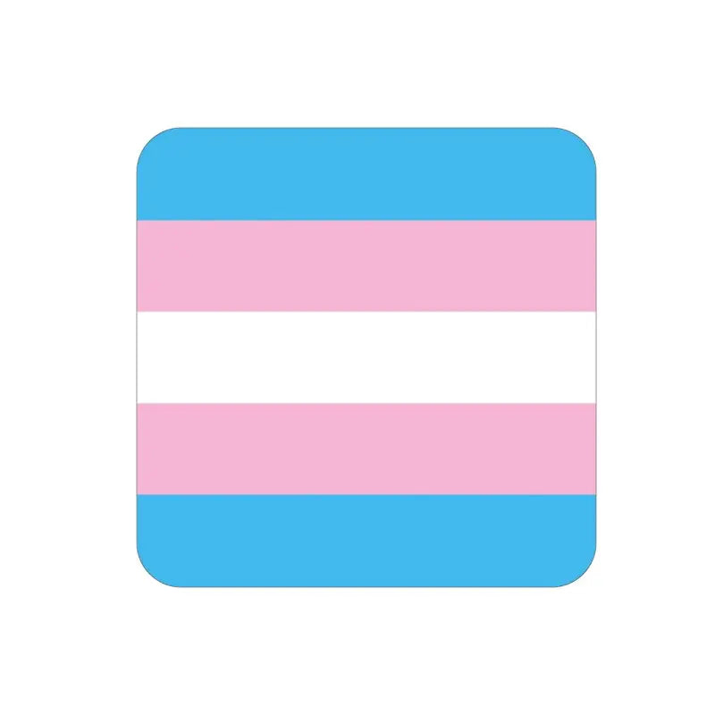 Transgender Pride Flag Coaster