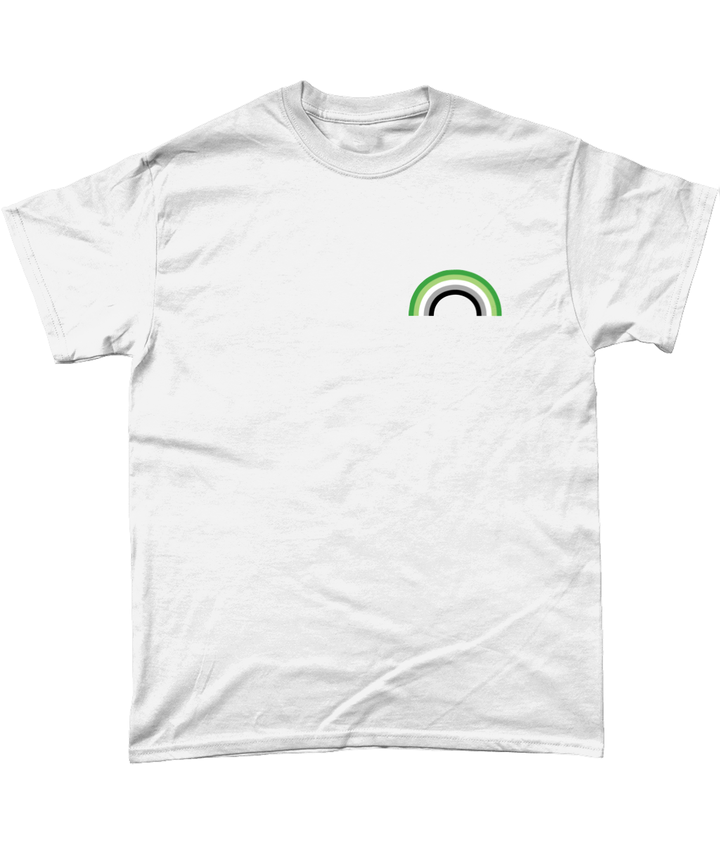 Aromantic Rainbow T-Shirt - Proud Supplies