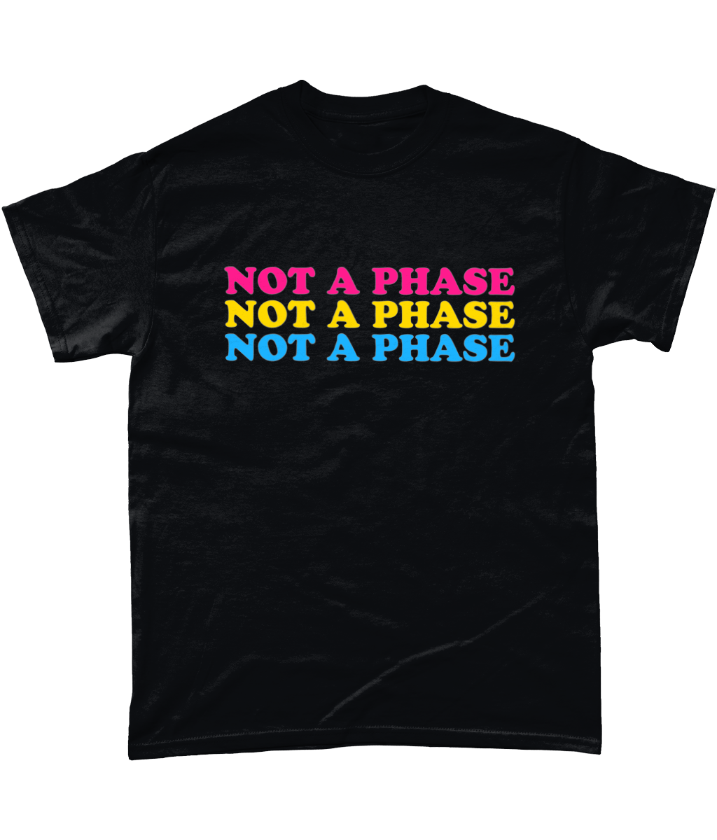 Not A Phase - Pansexual Pride Flag T-Shirt - Proud Supplies