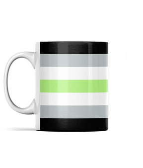 Agender Flag Mug - 1 - Proud Supplies LGBTQ+ Gay Pride Shop