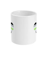 Agender Pride Heart Mug - 2 - Proud Supplies LGBTQ+ Gay Pride Shop