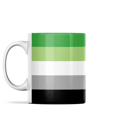 Aromantic Pride Flag Mug - Proud Supplies