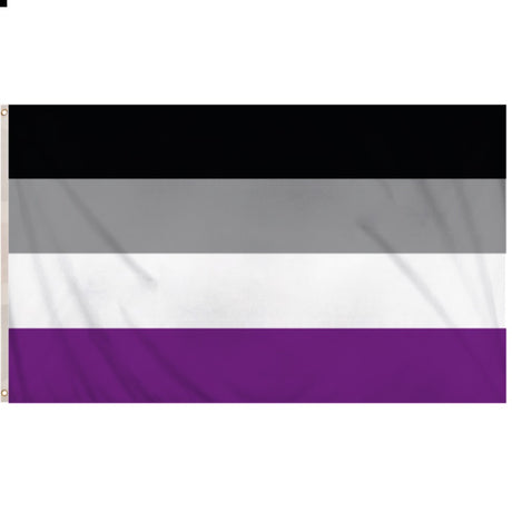 Asexual Pride Flag 5ft x 3ft - Proud Supplies LGBTQ+ Gay Pride Store