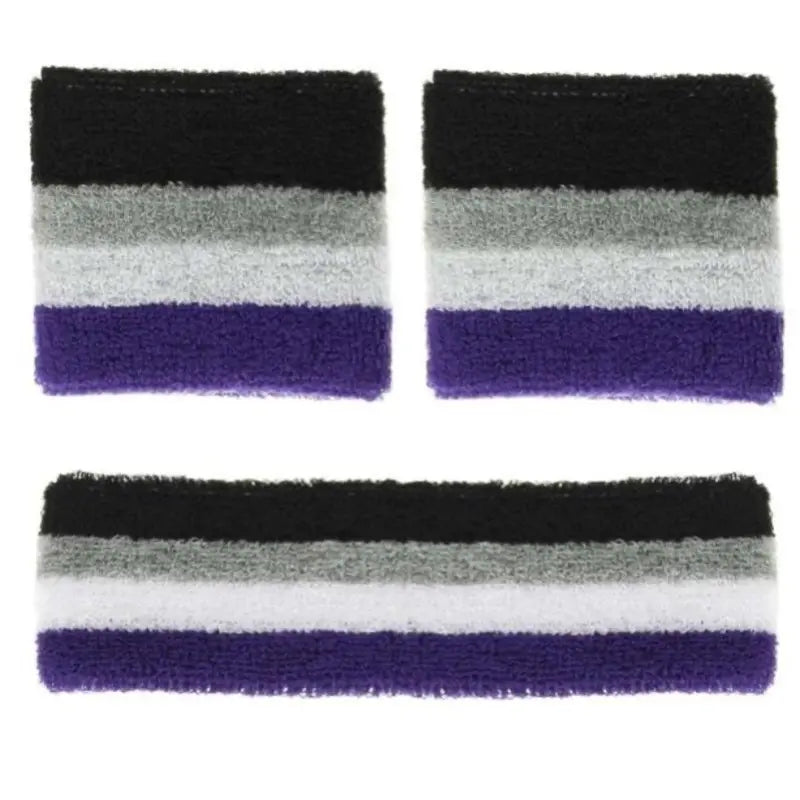 Asexual Pride Sweatband Set