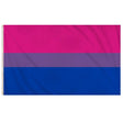 Bisexual Pride Flag 5ft x 3ft - Proud Supplies LGBTQ+ Gay Pride Store