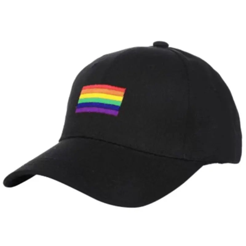 Embroidered Rainbow Flag Baseball Cap