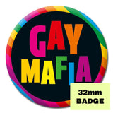 Gay Mafia Badge - Proud Supplies LGBTQ+ Gay Pride Store