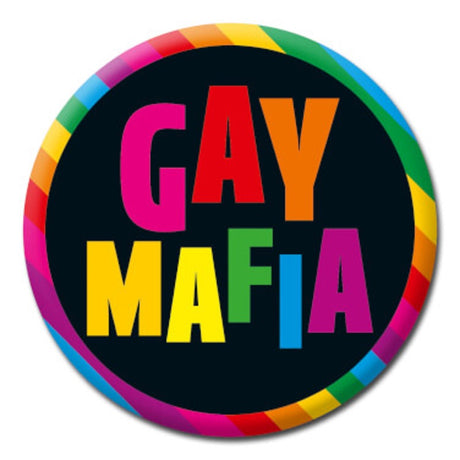 Gay Mafia Badge - Proud Supplies LGBTQ+ Gay Pride Store