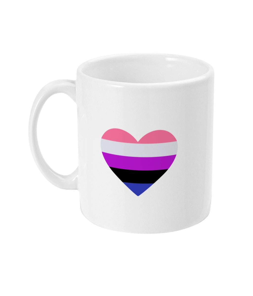 Genderfluid Heart Mug - Proud Supplies