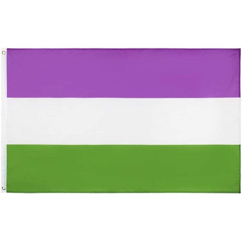 Genderqueer Pride Flag 5ft x 3ft - Proud Supplies LGBTQ+ Gay Pride Store