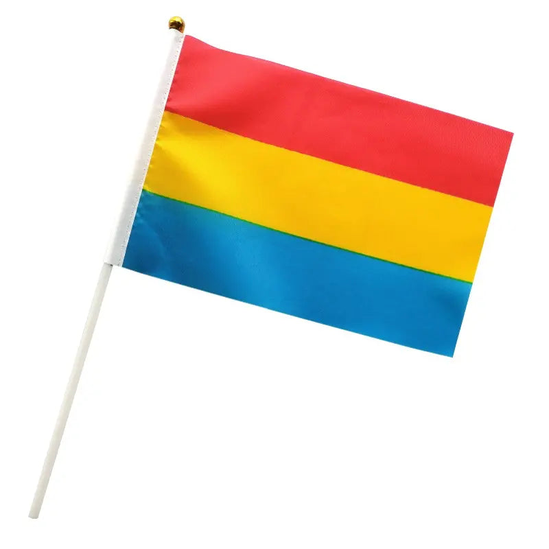 Handheld Pansexual Pride Flag