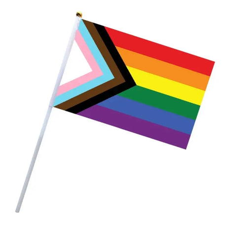 Handheld Progress Pride Flag - Proud Supplies