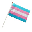 Handheld Transgender Pride Flag - Proud Supplies - Gay Pride Shop