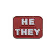 He/They Pin Badge - Proud Supplies