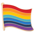 Large Rainbow Pride Flag Pin Badge - Proud Supplies