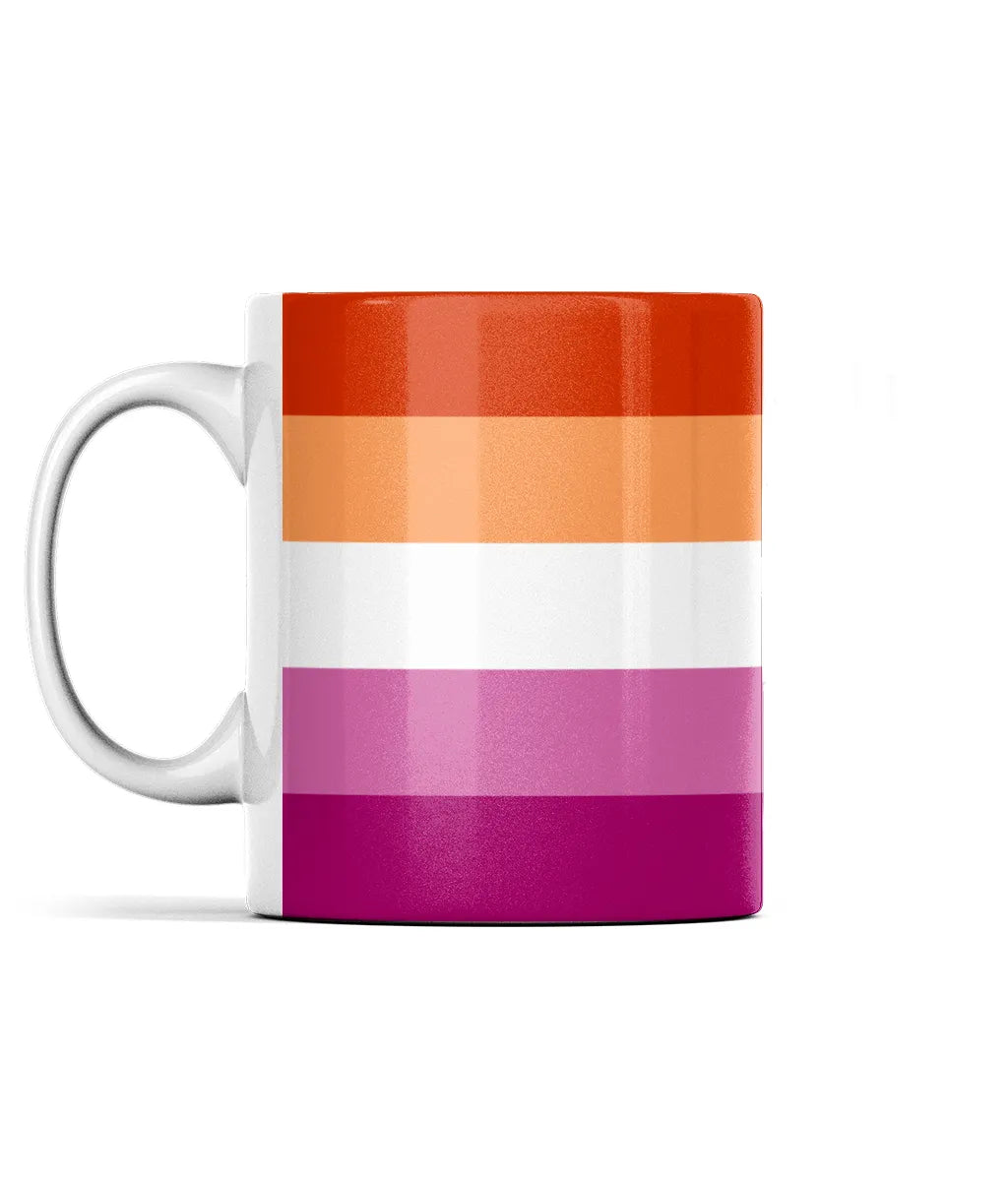 Lesbian Pride Flag Mug - Proud Supplies