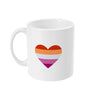 Lesbian Heart Mug - Proud Supplies