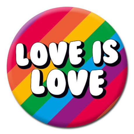 Love Is Love Badge - Proud Supplies LGBTQ+ Gay Pride Store