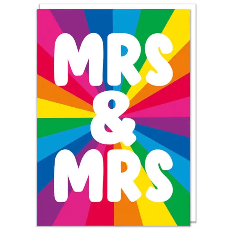 Mrs & Mrs Card - Proud Supplies