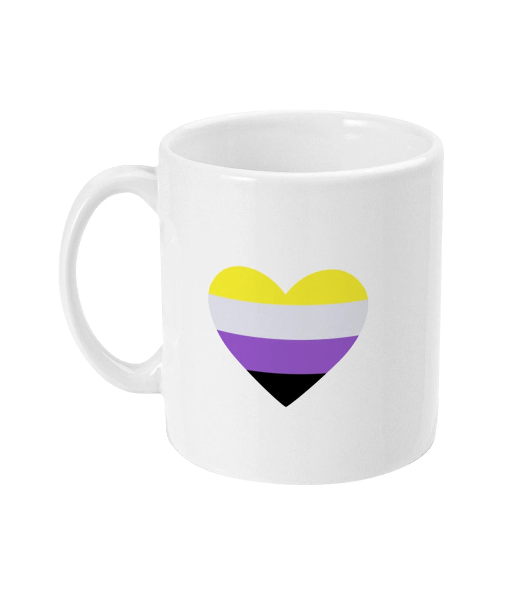 Non-Binary Heart Mug - Proud Supplies