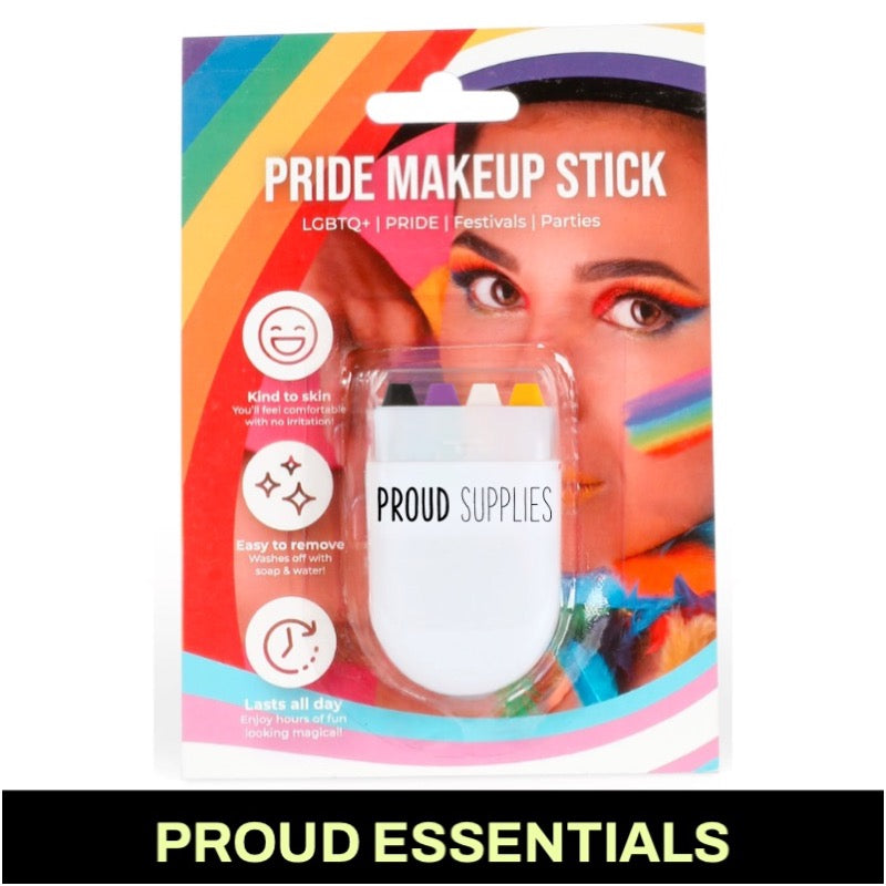 PROUD ESSENTIALS Non-Binary Pride Flag Face Paint Stick - Proud Supplies