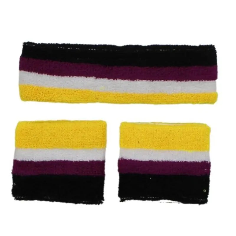 Non-Binary Pride Sweatband Set