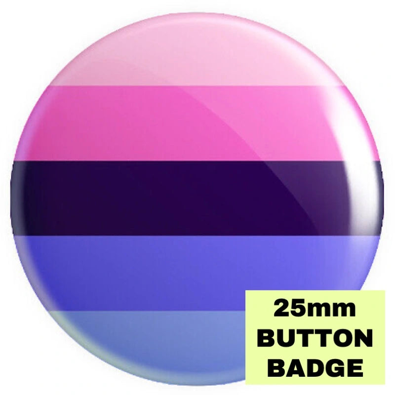 Omnisexual Flag Button Badge - Proud Supplies