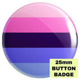 Omnisexual Flag Button Badge - Proud Supplies