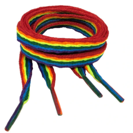 PREMIUM Woven Rainbow Flag Laces - Proud Supplies