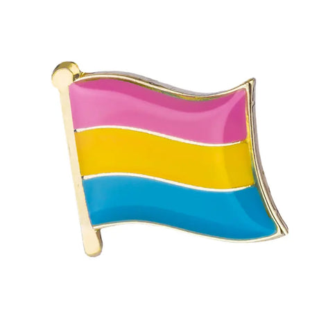 Pansexual Pride Flag Pin Badge - Proud Supplies