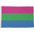 Polysexual Pride Flag (5ft x 3ft) - Proud Supplies