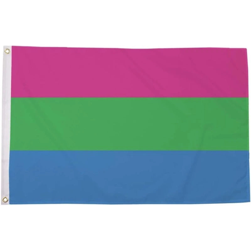 Polysexual Pride Flag (5ft x 3ft) - Proud Supplies