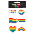 6 Pride Temporary Tattoos - Proud Supplies