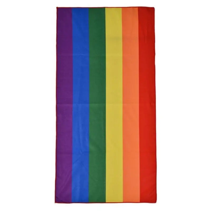 Rainbow Microfiber Beach Towel