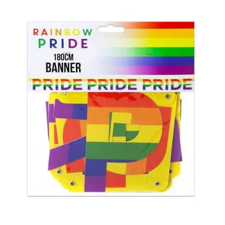 Rainbow Pride Banner (180cm) - Proud Supplies