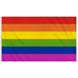 Rainbow Pride Flag 5ft x 3ft - Proud Supplies LGBTQ+ Gay Pride Store