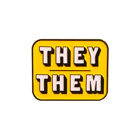 They/Them Pin Badge - Proud Supplies