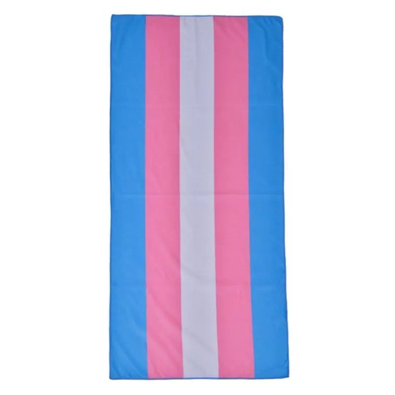 Transgender Microfiber Beach Towel