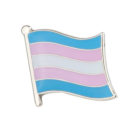 Transgender Pride Flag Pin Badge - Proud Supplies