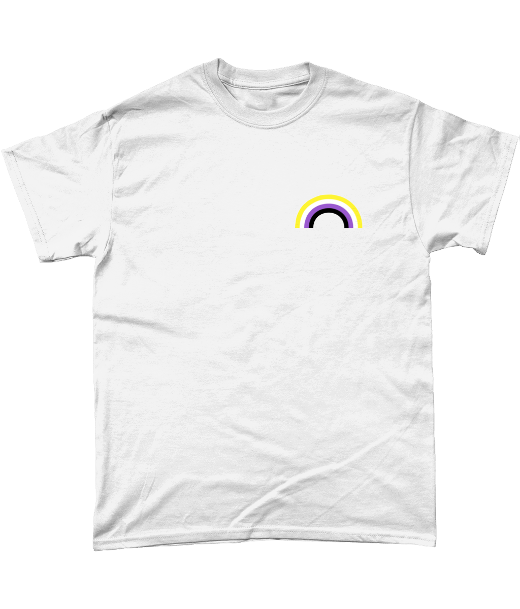 Non-Binary Rainbow T-Shirt - Proud Supplies