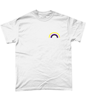 Non-Binary Rainbow T-Shirt - Proud Supplies